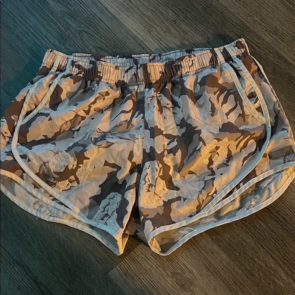 Calvin Klein Floral Camouflage Athletic Shorts